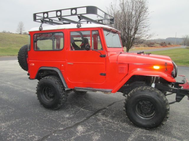 1974 Red Toyota Land Cruiser SUV