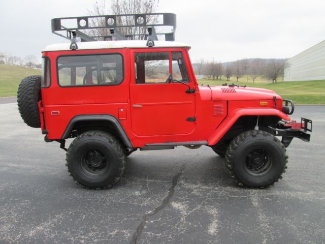 1974 Red Toyota Land Cruiser SUV