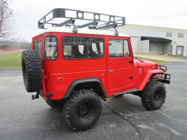 1974 Red Toyota Land Cruiser SUV