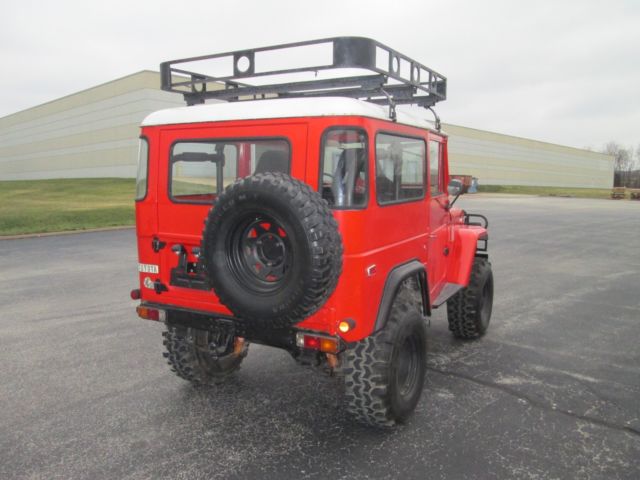 1974 Red Toyota Land Cruiser SUV
