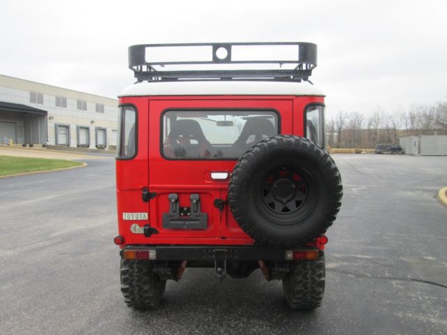 1974 Red Toyota Land Cruiser SUV