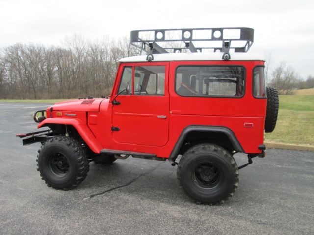1974 Red Toyota Land Cruiser SUV