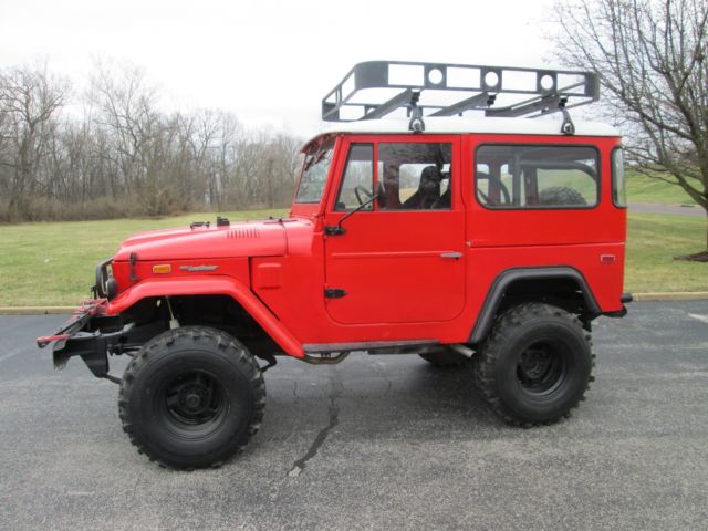 1974 Red Toyota Land Cruiser SUV