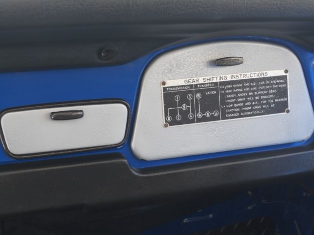 1974 Blue Toyota Land Cruiser SUV