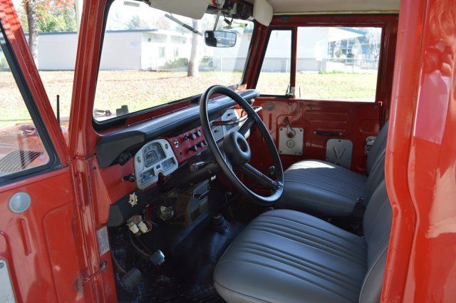 1974 Red Toyota Land Cruiser --