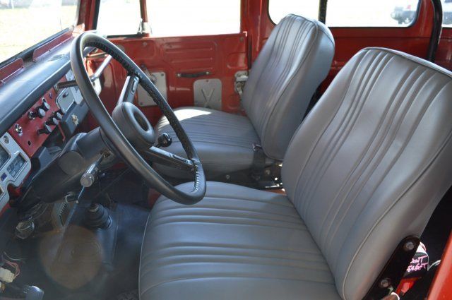 1974 Red Toyota Land Cruiser --