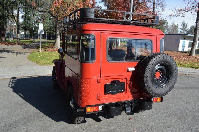 1974 Red Toyota Land Cruiser --
