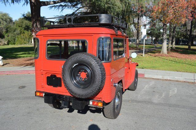 1974 Red Toyota Land Cruiser --