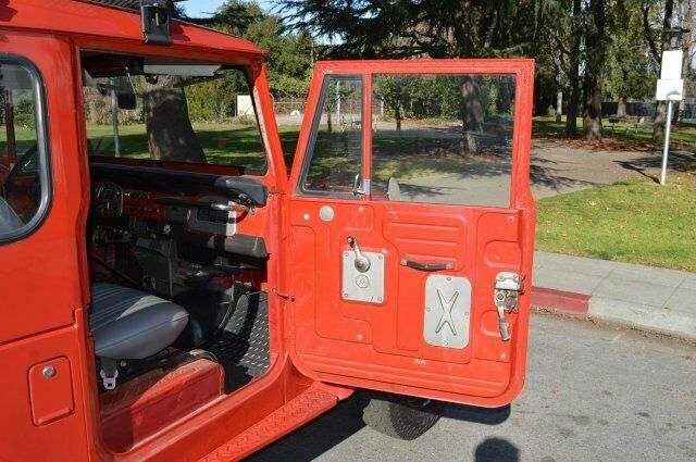 1974 Red Toyota Land Cruiser --