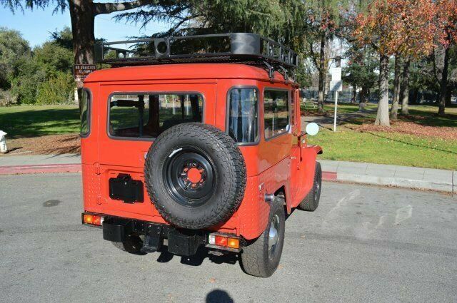 1974 Red Toyota Land Cruiser --