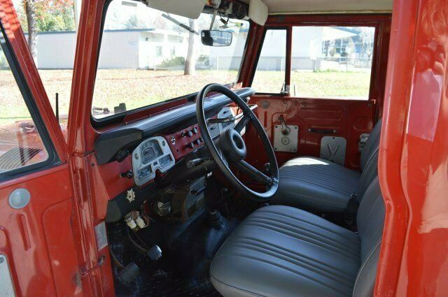 1974 Red Toyota Land Cruiser --
