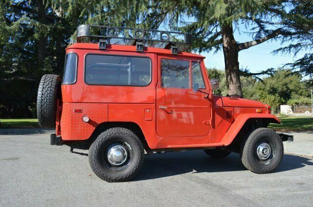 1974 Red Toyota Land Cruiser --