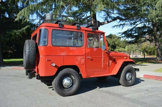 1974 Red Toyota Land Cruiser --