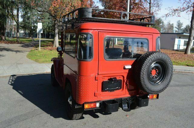 1974 Red Toyota Land Cruiser --