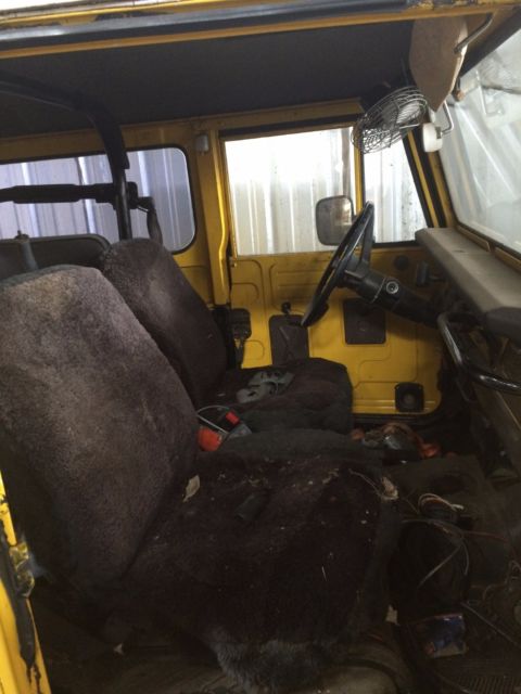 1974 Yellow Toyota Land Cruiser