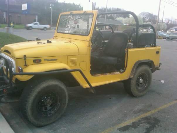 1974 Yellow Toyota Land Cruiser