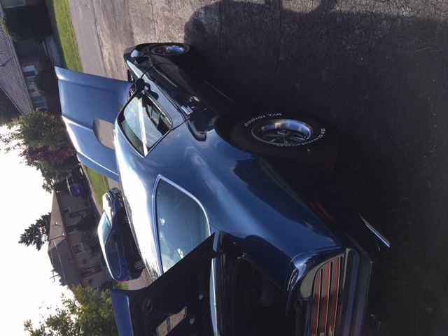 1974 Blue Pontiac Trans Am Coupe