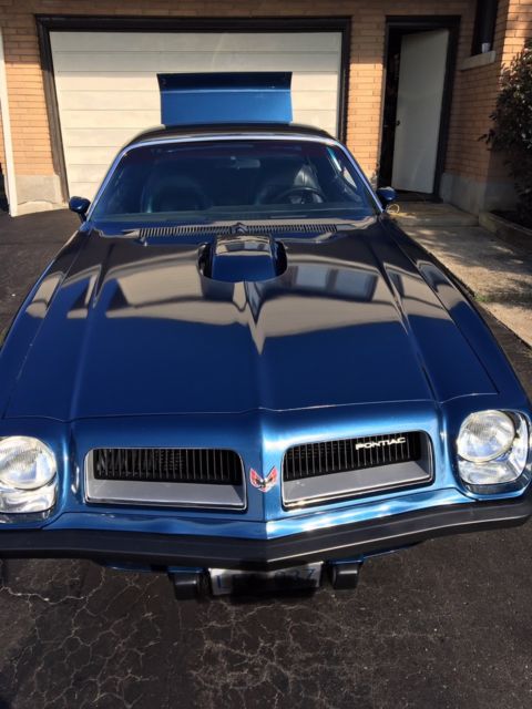 1974 Blue Pontiac Trans Am Coupe