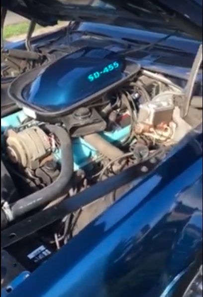 1974 Blue Pontiac Trans Am Coupe