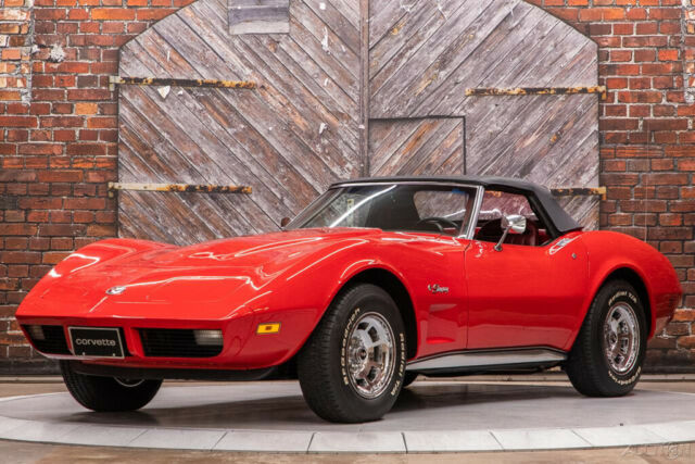 1974 Red Chevrolet Corvette Convertible