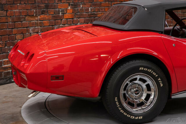 1974 Red Chevrolet Corvette Convertible