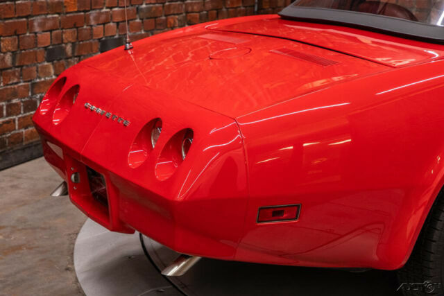 1974 Red Chevrolet Corvette Convertible