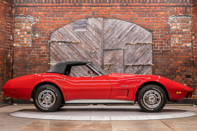 1974 Red Chevrolet Corvette Convertible