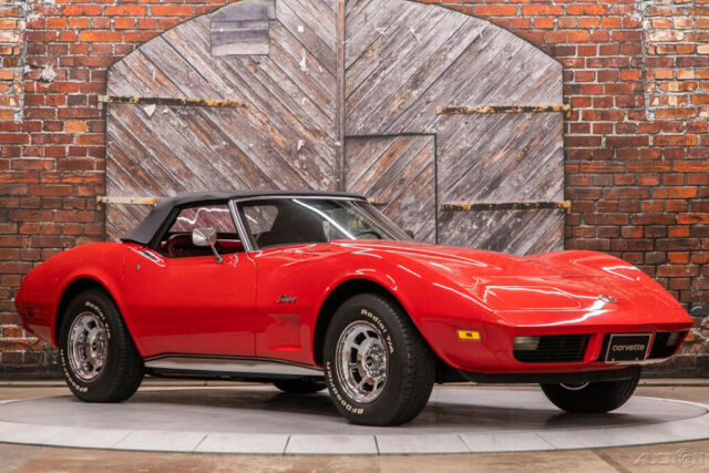 1974 Red Chevrolet Corvette Convertible