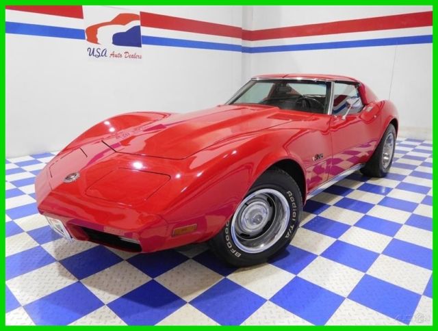 1974 Red Chevrolet Corvette