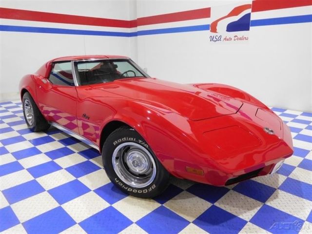 1974 Red Chevrolet Corvette