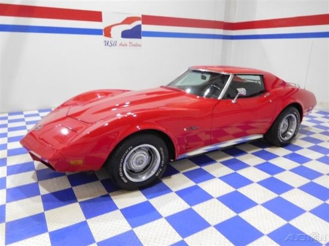 1974 Red Chevrolet Corvette