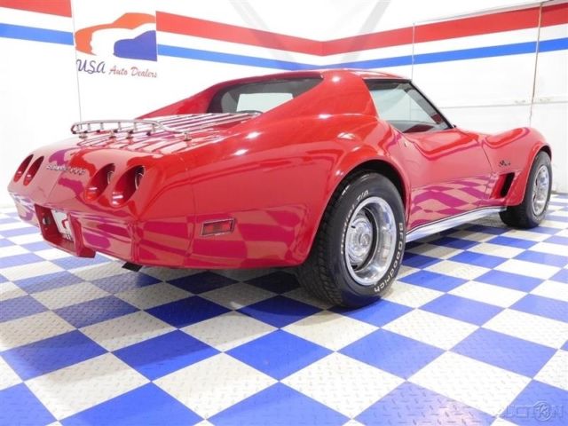 1974 Red Chevrolet Corvette