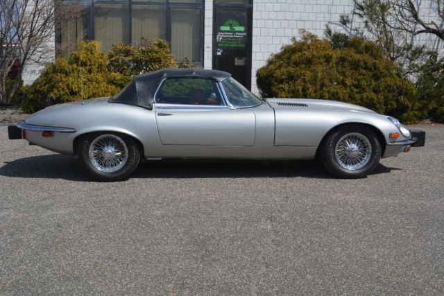 1974 Silver Jaguar E-Type