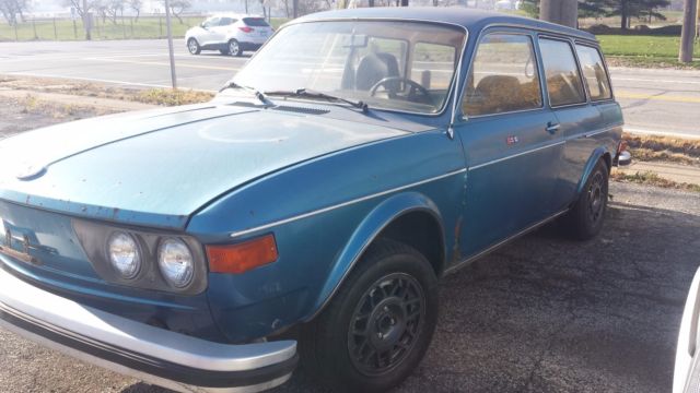 1974 Blue Volkswagen Squareback Wagon