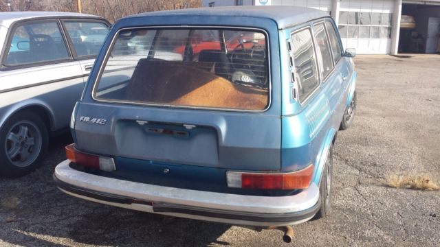 1974 Blue Volkswagen Squareback Wagon