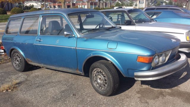 1974 Blue Volkswagen Squareback Wagon