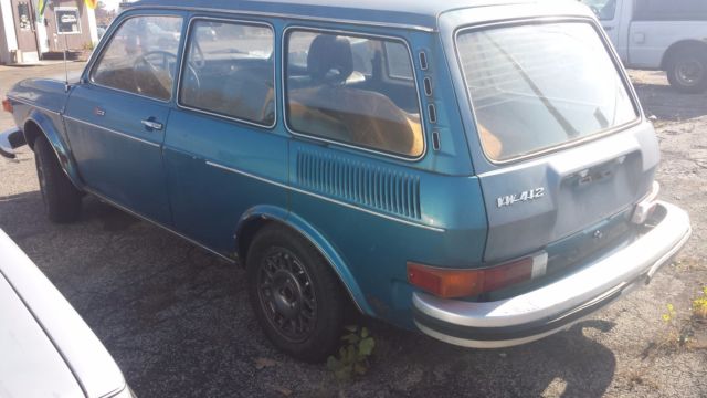 1974 Blue Volkswagen Squareback Wagon