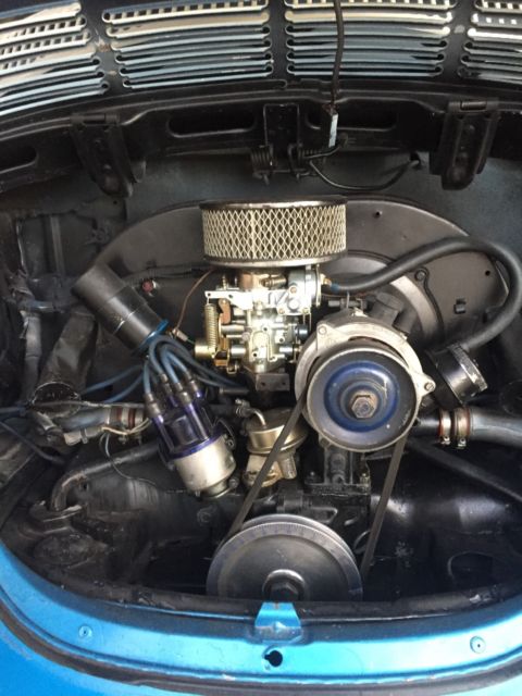 1974 Blue & White Volkswagen Beetle - Classic Coupe