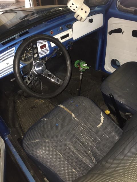 1974 Blue & White Volkswagen Beetle - Classic Coupe