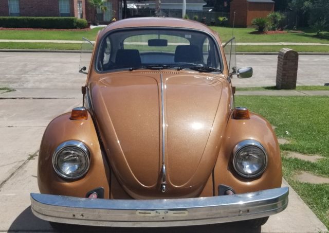 1974 Gold Volkswagen Beetle - Classic Sedan