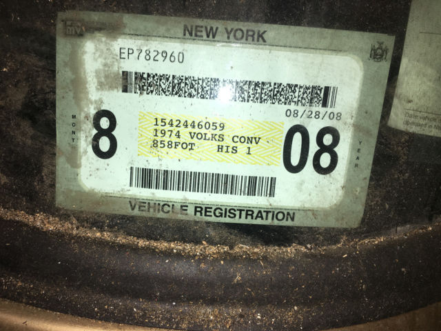 1974 gold Volkswagen Beetle - Classic Convertible