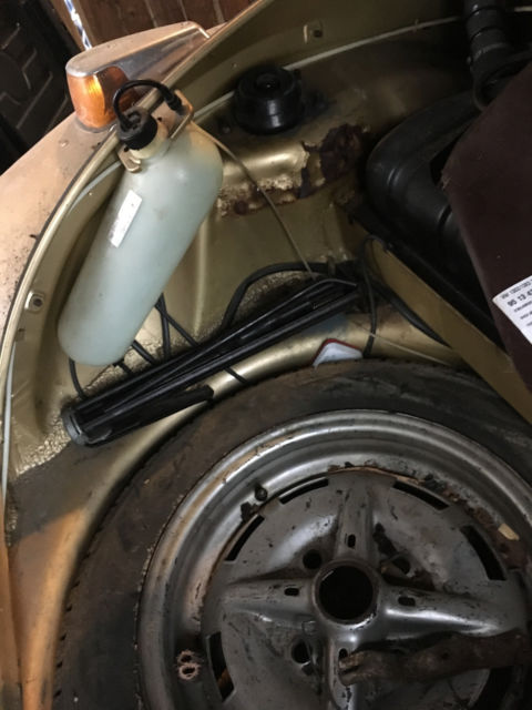 1974 gold Volkswagen Beetle - Classic Convertible