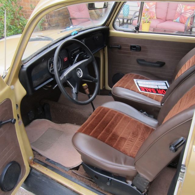 1974 Gold Volkswagen Beetle - Classic