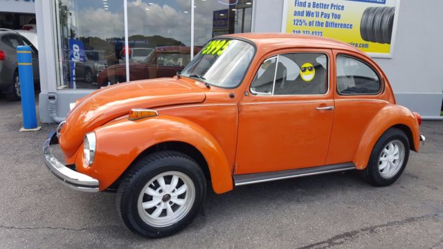 1974 Orange Volkswagen Beetle - Classic Coupe