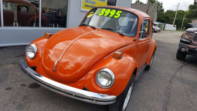 1974 Orange Volkswagen Beetle - Classic Coupe