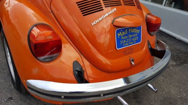 1974 Orange Volkswagen Beetle - Classic Coupe