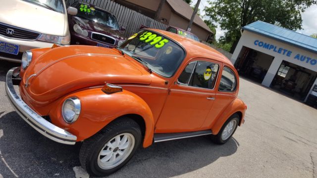 1974 Orange Volkswagen Beetle - Classic Coupe