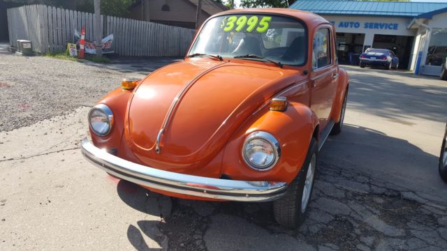 1974 Orange Volkswagen Beetle - Classic Coupe