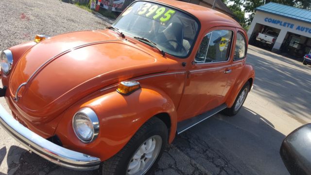 1974 Orange Volkswagen Beetle - Classic Coupe