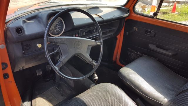 1974 Orange Volkswagen Beetle - Classic Coupe